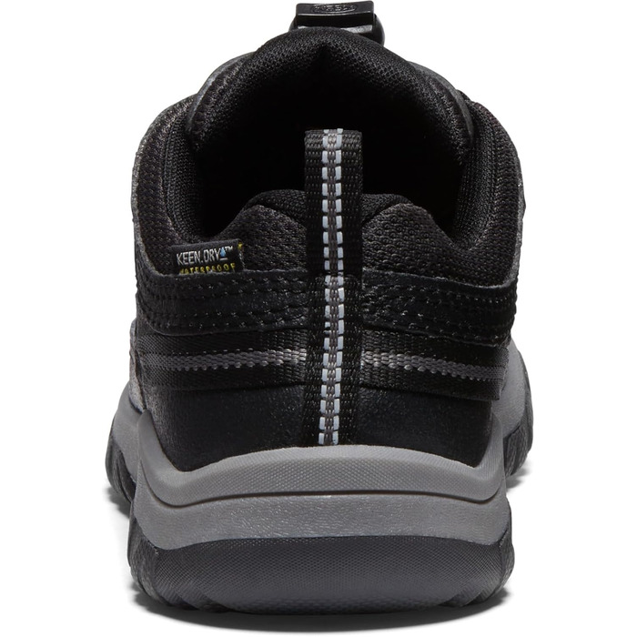 KEEN Targhee Low - водонепроникні трекінгові черевики для дітей (32/33 EU, Black Steel Grey)
