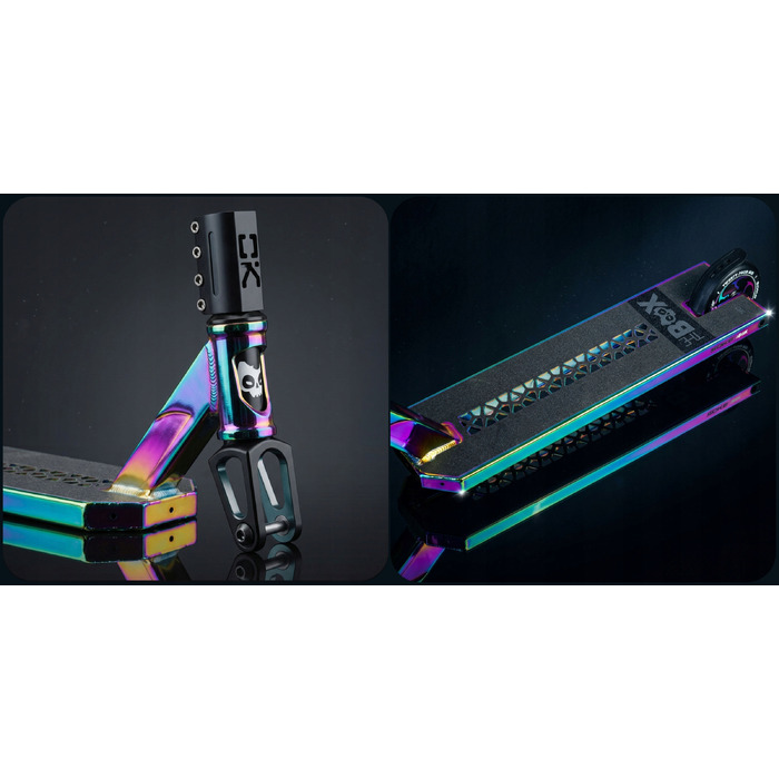 Трюковий самокат SOKE BOX kameleon SCS ABEC-9 HOLLOW CORE 110
