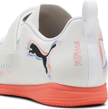 Дитячі футбольні бутси PUMA Future 8 Play V It Jr – біло-чорно-червоні (28 EU)