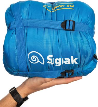 Сплячий мішок Snugpak Navigator, квадратний, міцний, 2023, оливковий/листяний, ліва блискавка, сапфіровий