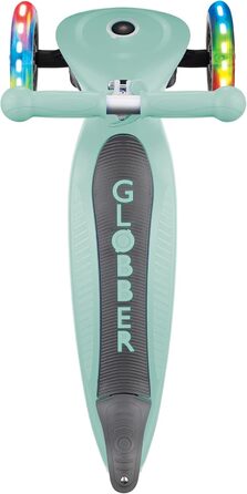 Дитячий триколісний самокат Globber Primo Foldable Lights з підсвіткою, складаний, для дітей 3-6 років