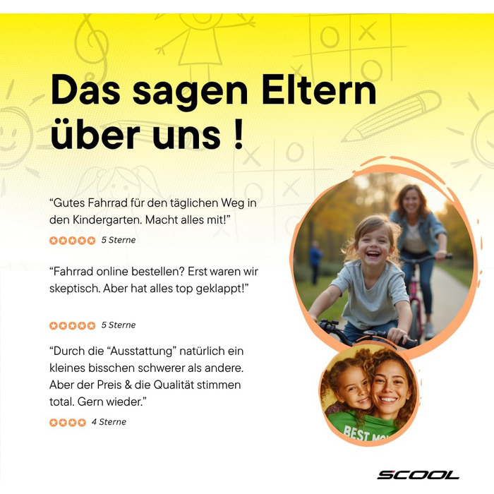 S'COOL Скутер для фристайлу – дитячий стент-скутер для дітей та підлітків від 6 років (Blue)