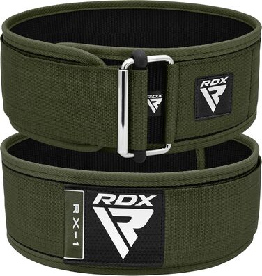 RDX Пояс для важкої атлетики 4'' з автофіксацією, бодібілдинг, пауерліфтинг, фітнес, чоловічий і жіночий, м'яка підкладка