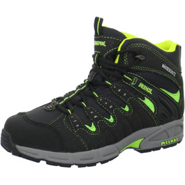 Дитячі трекінгові черевики Meindl Snap Junior Mid - чорний (Lemon/Schwarz 022), 39 EU