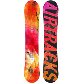 Жіноча сноуборд-дошка AIRTRACKS Morioirs Lady Flat Rocker для фрістайлу та фрірайду, 144-156 см