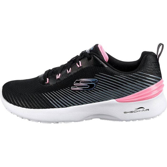 Чоловічі кросівки Skechers Skech-air Dynamight Winly, чорний меш з рожевим оздобленням (42 EU)