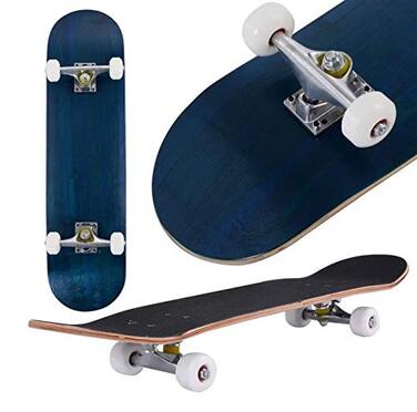 Скейтборд повний 79x20 см з підшипниками ABEC-9, 7 шарів, Double Kick Concave, максимальне навантаження 150 кг