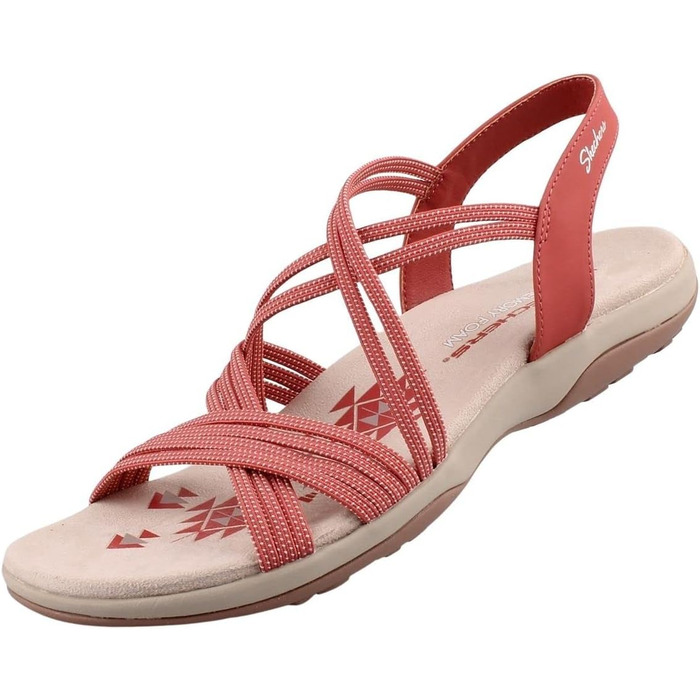 Сандли Skechers Reggae Slim Sunnysides для жінок (35 EU, Оранжевий)