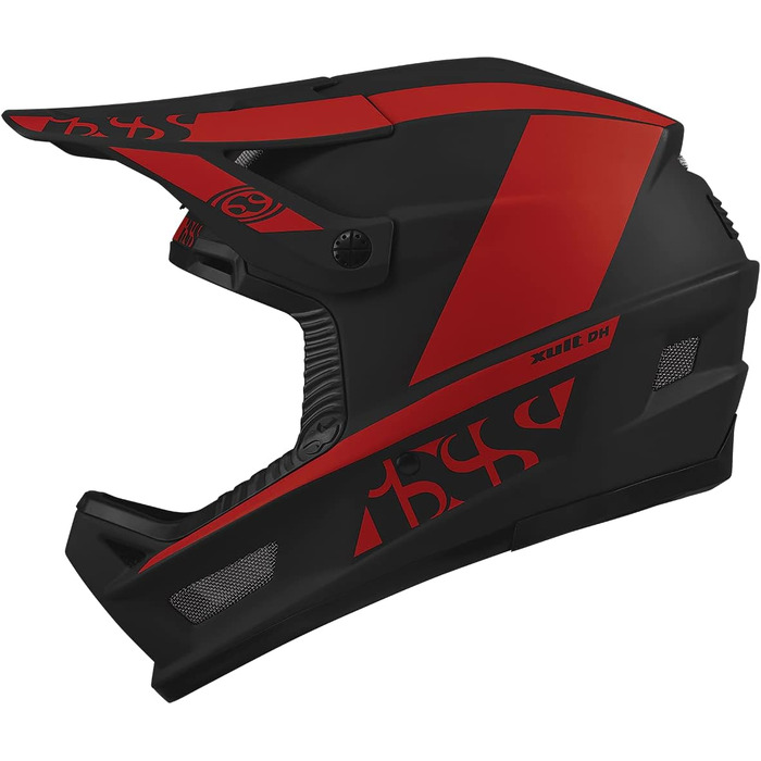 Інтегральний шолом IXS Xult DH для MTB, E-Bike, BMX, унісекс, червоний, розмір L