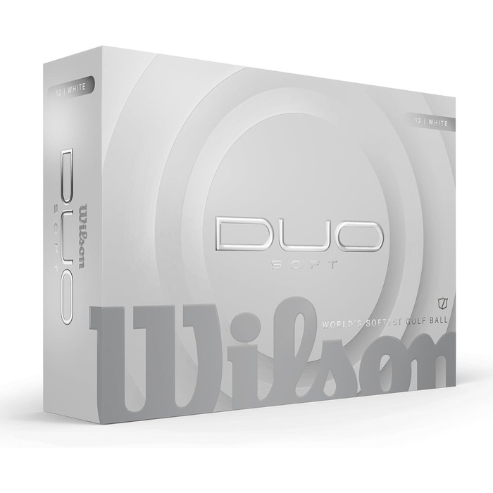 Гольф-м'ячі Wilson Duo Soft, білі, модель 2025