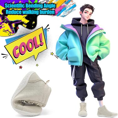 Босижні кросівки хай-топ для чоловіків та жінок. Широкі, легкі, зручні босижні кросівки для ходьби, трейлраннінгу, фітнесу. Zero Drop підошва, антиковзаюча, білі (47 EU, світло-хакі)