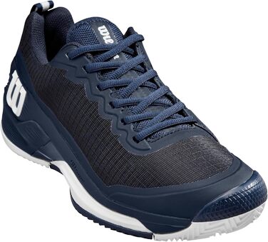 Тенісне взуття Wilson Rush Pro 4.5 Clay для ґрунту, розмір 40 2/3 EU, Navy Blazer/Navy Blazer/White