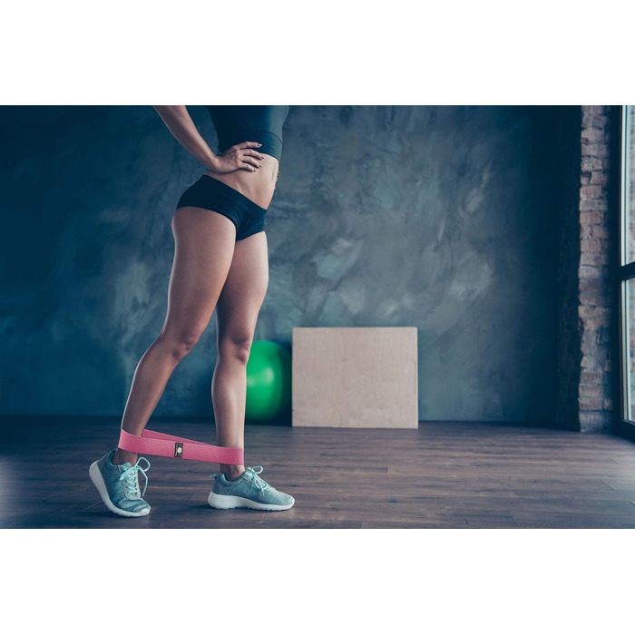 Набір гумок для фітнесу Fit Active Sports (3 шт.) з сумкою для тренувань сідниць, схуднення, розтяжки та вправ для сідниць вдома та спортзалі