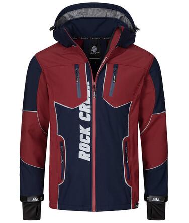 Чоловіча куртка-софтшелл Rock Creek Outdoor H-237 L, темно-синя