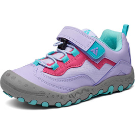 Дитячі трекінгові кросівки Mishansha для активного відпочинку, спорту та прогулянок. Зелені кросівки для дівчаток, розмір 29 EU, фіолетовий колір. Легкі та зручні кросівки для туризму та повсякденного носіння.