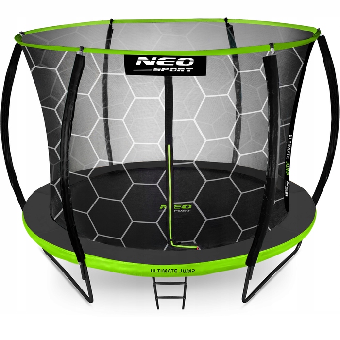 Садовий батут Neo-Sport 14ft/435см з внутрішньою захисною сіткою