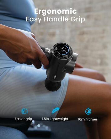 Масажний пістолет RENPHO Active Thermal для глибокого масажу м'язів спини, USB-C зарядка, масажер для розслаблення, ідеальний подарунок для сім'ї