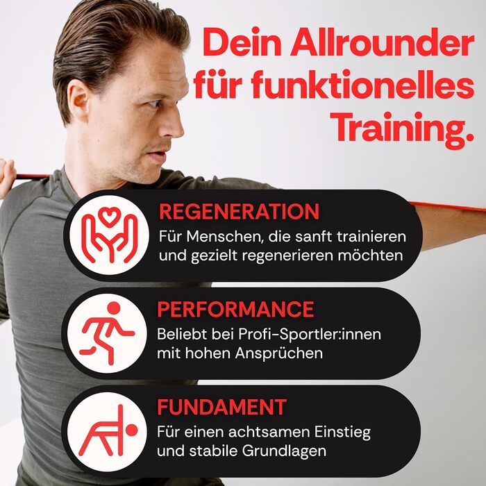 Фітнес-гумка для силових тренувань, йоги та фітнесу Deuserband Light (натуральний каучук, веганська)