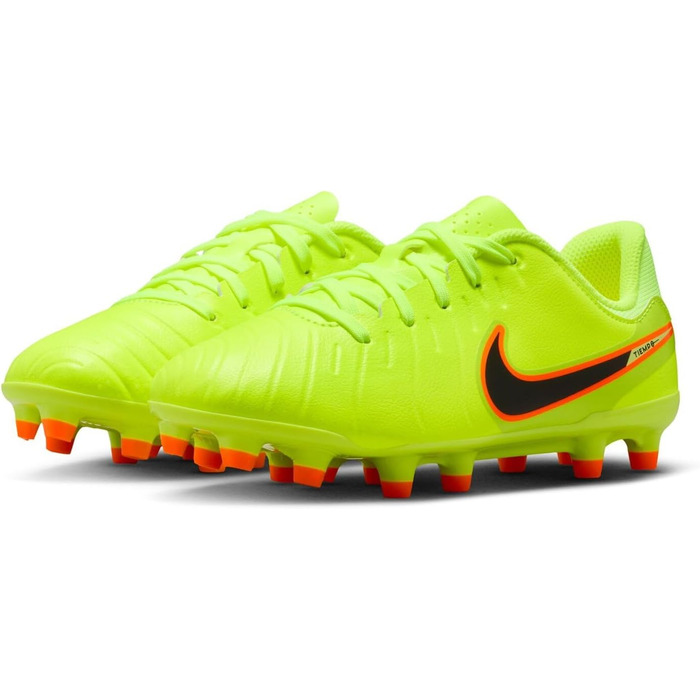 Кросівки футбольні NIKE Legend 10 Academy FG/MG для дітей (38 EU, Volt Black)