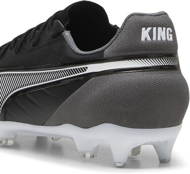 Кросівки футбольні PUMA King Match Mxsg - унісекс, 42.5 EU, чорно-біло-сірий