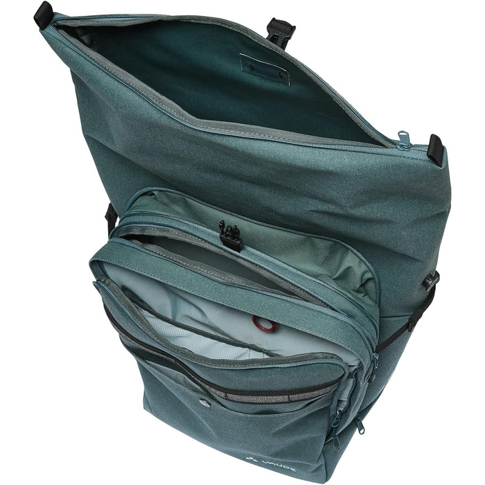 Велосумка VAUDE ExCycling Back Phantom Black, універсальна, чорна, модель 126936780, для велосипеда, водонепроникна