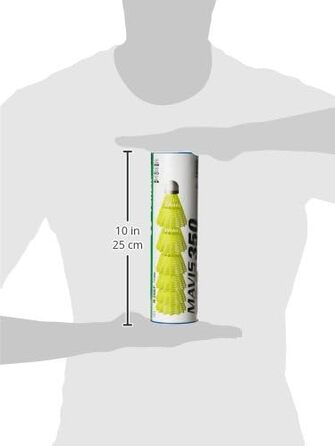 Бадмінтонні волани YONEX Mavis 350, нейлон, блакитні, 6 шт.