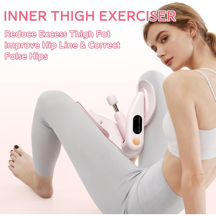 Тренер для впрас для тазового дна для жінок, обладнання для тренування тазового дна, тренажер для тазового дна, безпечне обертання на 360°, плавне регулювання ваги 7-16 кг, обладнання для фітнесу вдома, зелений без лічильника (рожевий без лічильника)