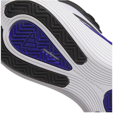 Кросівки Adidas Bounce Legends Low Unisex для баскетболу, 42 EU, Cloud White/Core Black/Lucid Blue