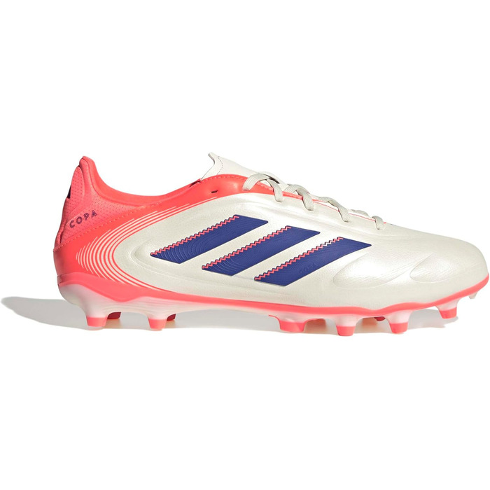 Футбольні бутси adidas Copa Pure III League для гри на твердих та багатоповерххових покриттях (36 EU, білий, синій, корал)