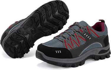 Жіночі трекінгові черевики JOMIX - Легкі, дихаючі, з антиковзанням, для хайкінгу та альпінізму (36 EU, Сірий)