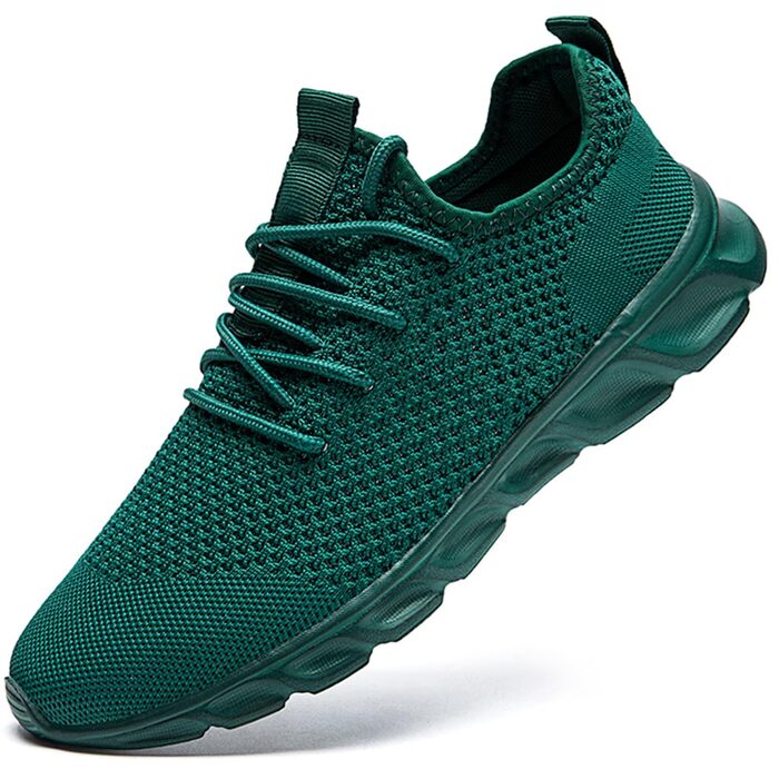 Чоловічі кросівки для бігу та фітнесу Walkingschuhe темно-зелені, 46 EU