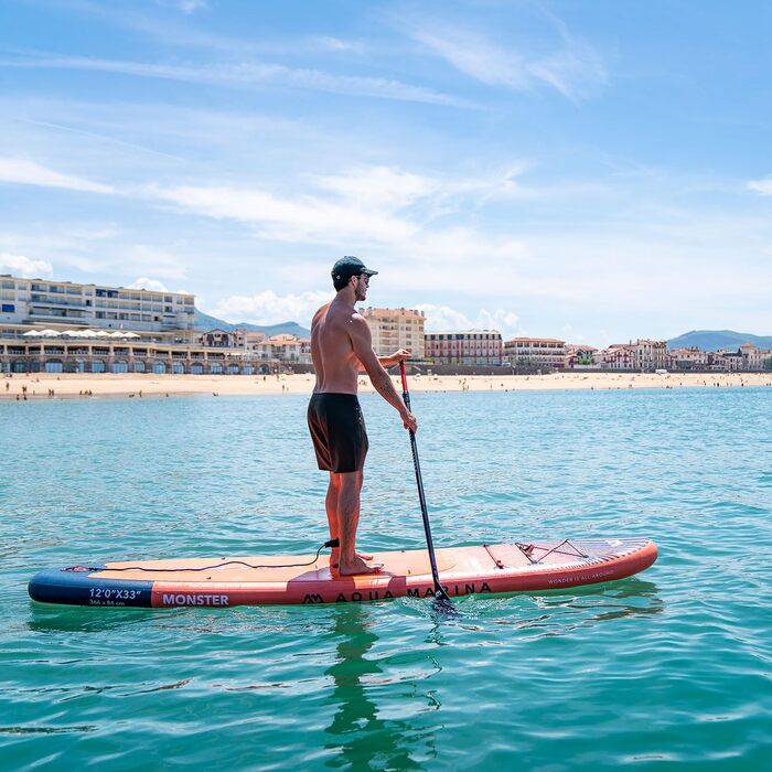 Надувна SUP-дошка Aqua Marina Monster 366x84x15 см з комплектом і сидінням для каяка