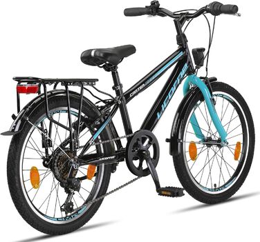 Дитячий гірський велосипед Licorne Bike Carter Premium 20 дюймів, 6-швидкісна Shimano, для хлопчиків та дівчаток