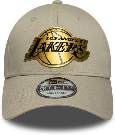 Кепка New Era 9Forty Snapback Los Angeles Lakers — Регульована бейсболка з вигнутим візерунком, MLB/NBA, один розмір