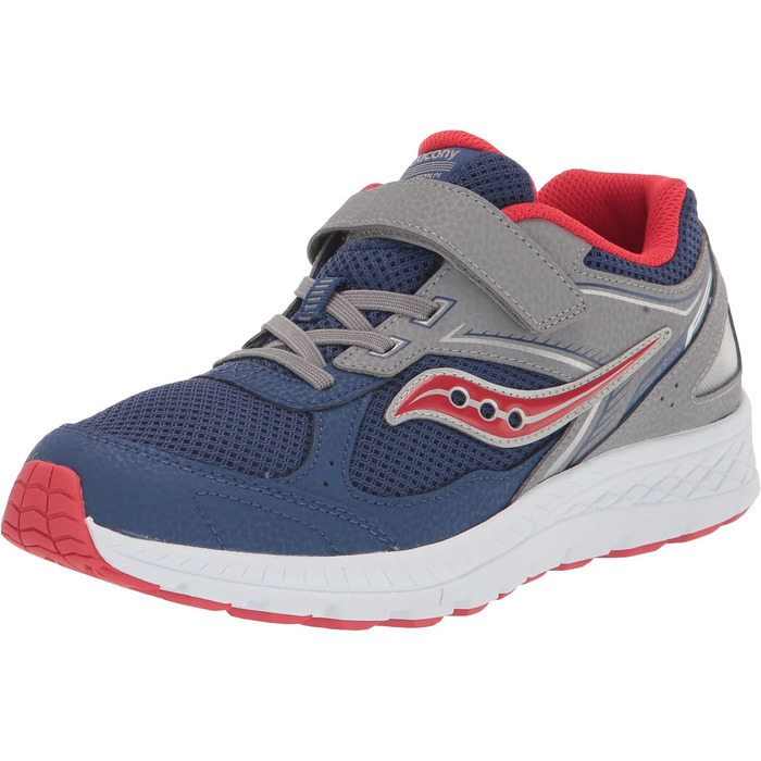 Дитячі кросівки Saucony Cohesion 14 з альтернативною застібкою (26 EU, темно-синій/червоний)