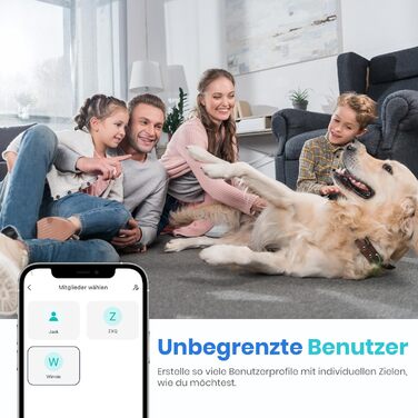 Електрична вага Etekcity для вимірювання жиру та м'язів, з великим дисплеєм, вимірювання частоти серця, USB-зарядка, підтримка Bluetooth/Wifi, 180 кг, 0.05 кг, підтримка безлічі профілів користувачів в додатку, темно-синій колір