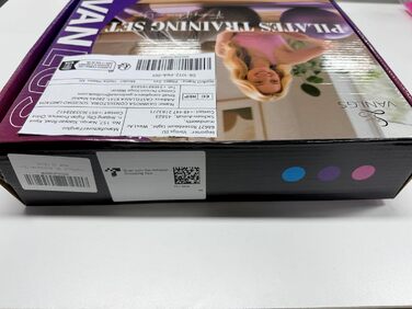 Набір для пілатесу 13 шт. для дому: кільце 13', м'яч 10' та еластичні стрічки. Комплект обладнання для пілатесу для жінок, початківців. Пілатес-стрічки та аксесуари (рожевий)