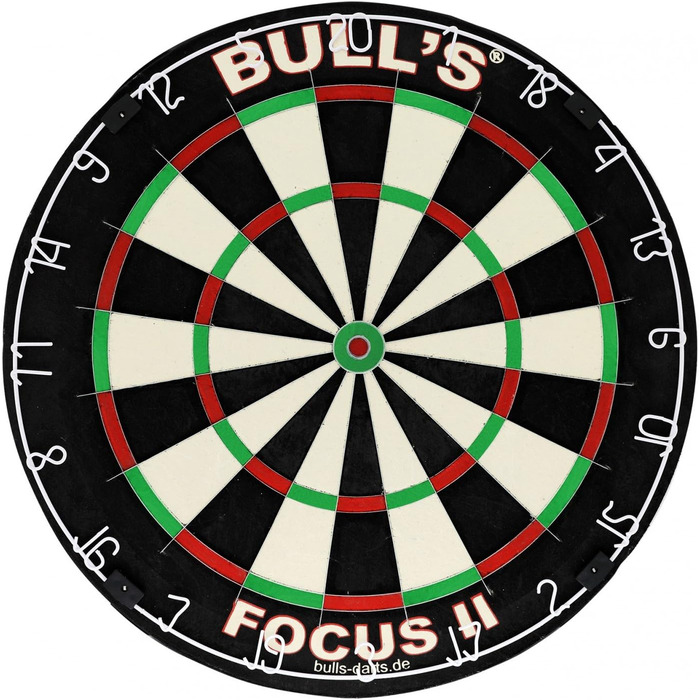 Дартс Bull's Focus II з сизалю, 45,5 см, професійна мішень
