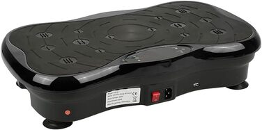 Вібраційна платформа для фітнесу, платформа для схуднення, Bluetooth, 200 Вт, чорний колір