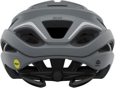Велошолом Giro Helios Spherical матовий Sharkskin сірий 2024 для шосейного велосипеда