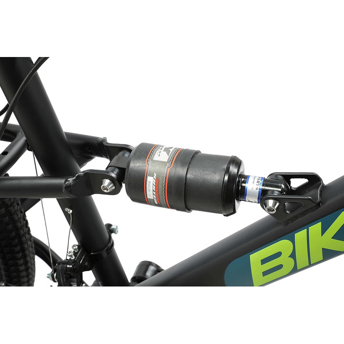 Гірський велосипед BIKESTAR, повністю амортизований, Shimano 21 швидкість, дискові гальма, колеса 26/27.5/29 дюймів, рама 15/17/19 дюймів, MTB