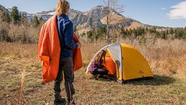 Спальний мішок TETON Sports Altos Ultralight Мумія, помаранчевий - легкий та компактний для кемпінгу