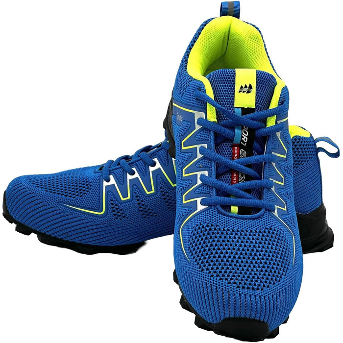 Чоловічі та жіночі трекінгові кросівки для хайкінгу та бігу. Зручні кросівки для активного відпочинку. Колір: чорний, зелений. Розмір: 43 EU