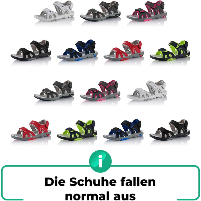 Сандалі трекінгові жіночі та чоловічі Fusskleidung літні легкі, з міцною підошвою, 43 EU, чорні