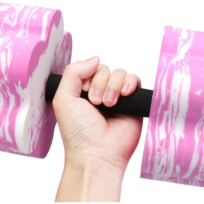 Набір аква-гантелей для плавання, 2 шт. - зелений (рожевий) | Аквафітнес, гідробінго, тренування у басейні