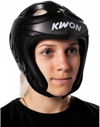 Захисний шолом KWON Shocklite, чорний, розмір L, для єдиноборств