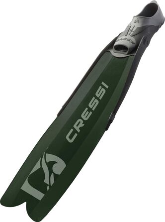 Ласти Cressi Gara Modular Boost зелені/чорні, для апное та підводного полювання, унісекс, розмір 42/43