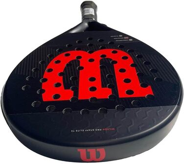Падель ракетка Wilson Pro Staff Elite TX WR069411U, унісекс, чорна, розмір 2 EU