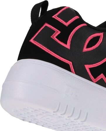 Жіночі кросівки DC Shoes Court Graffik Plateau, 41 EU, чорний, рожевий, білий