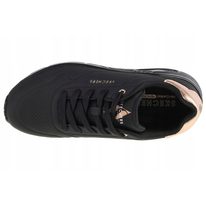 Жіночі кросівки SKECHERS UNO GOLDEN AIR, чорні, 38 EU